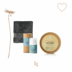 Feeling Goods Cadeaupakket face & bodyscrub, dag & nachtcrème for men, gezichtsdoekje
