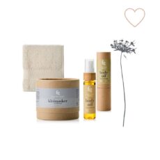 Feeling Goods Vegan cadeaupakket kleimasker, body oil en gezichtsdoekje