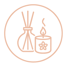 Natuurlijke geur- stokjes & kaarsen